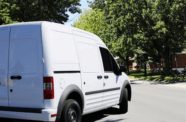 white repair van in ogden